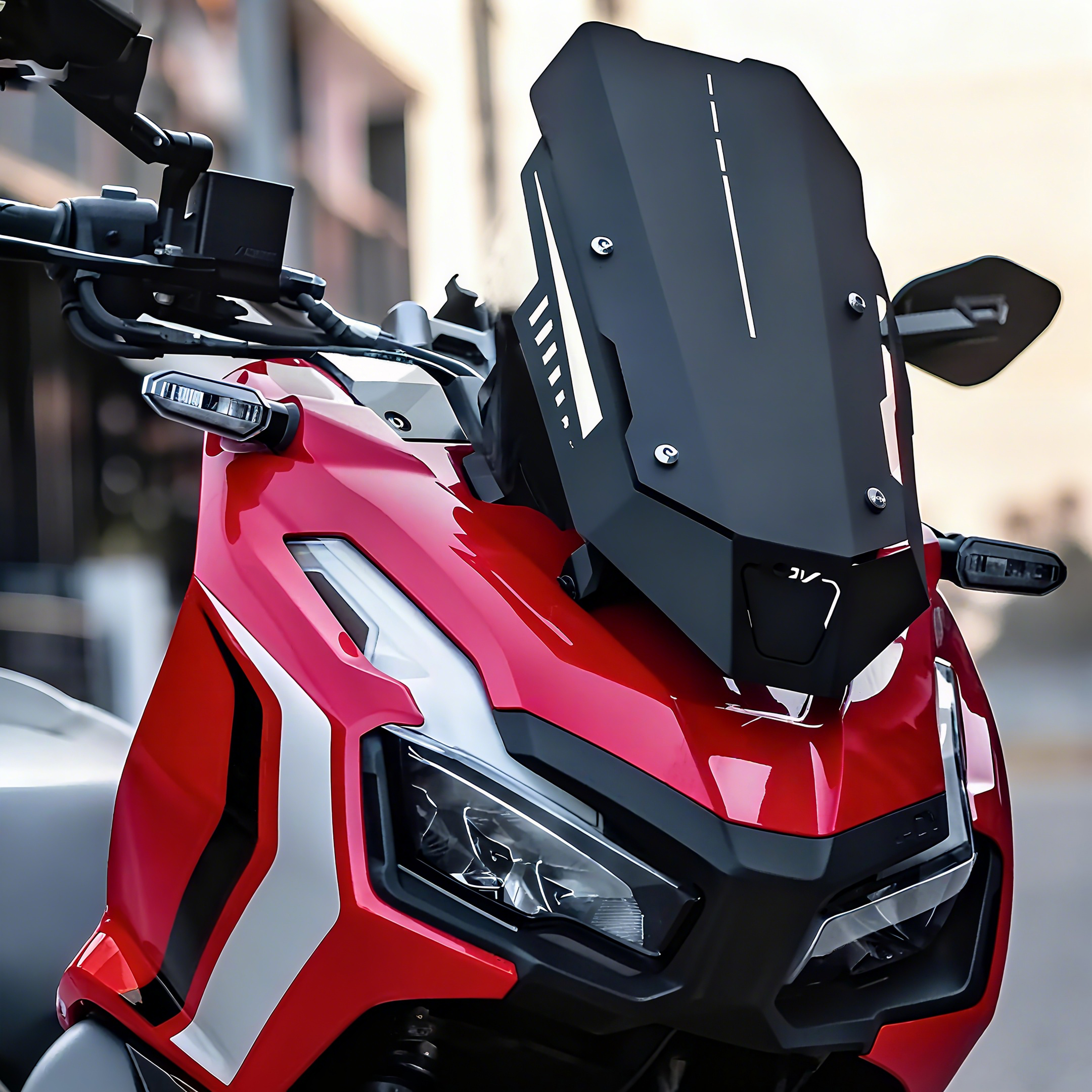 Подходит для Honda ADV150 160 детали кузова мотоцикла модифицированные аксессуары утолщенное переднее лобовое стекло Солнцезащитный козырек Антикоррозийная пластина
