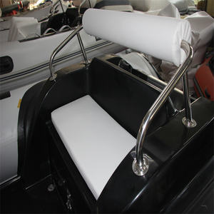 Barco RIB390C de 13 pies de Fábrica China, Bote Inflable de Fibra de Vidrio con Consola Central, RIB y Motor Fuera de Borda para Pesca - Product Image 5