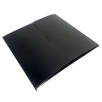 Caja Rígida Plegable para Regalo, Negra, con Laminado Mate UV, Relieve y Forro de Esponja, para Bufandas de Seda