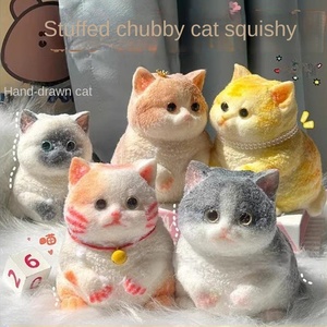 <b>Cat</b> Pinch Music Decompression Toy Muppet <b>Cat</b> Pinch Simulation <b>Cat</b> Doll Ornaments Gift Office Decompression Artifact - Product Image 2