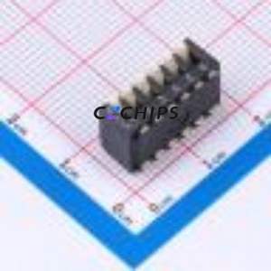 SMXPS-06K-TP DIP Switch SMD Switch ( Number of Switch Sections: 6 )( Lead Spacing: 2.54mm )( Rated Current: 25mA ) - Product Image 1