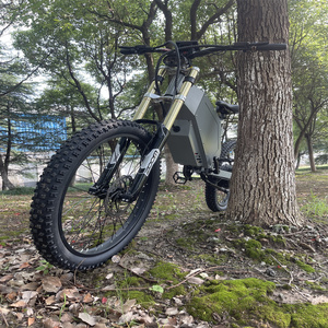 Venta Directa de Fábrica, Bicicleta Eléctrica con Motor de 3000W en la Rueda Trasera, 7 Velocidades, Cuadro de Acero, Velocidad Máxima de 130 km/h, 72v, Alcance de 60 km, para Adultos - Product Image 1