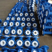 Tuyau en acier standard DN avec revêtement PTFE, compatible avec les raccords aux normes internationales, pour la production continue de produits chimiques fins à petite échelle