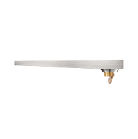 Drain de douche linéaire en acier inoxydable 304 brossé de 24 pouces de long pour salle de bain, vente en gros d'usine, couleur et dimensions personnalisables