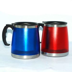 Modern Stainless Steel Vacuum Tumbler Blue <b>Double</b> <b>Wall</b> Insulated With Lid Travel Mug - Product Image 2
