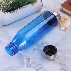 Bouteille d'eau en plastique Tritan avec logo personnalisé, pour la salle de sport, 350, 500, 700 ml, bouteille d'eau sans BPA, fond en acier inoxydable - Product Image 5