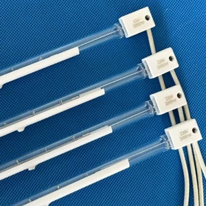 เครื่องทำความร้อนสำหรับเครื่องเป่าขวดพลาสติก, หลอดอินฟราเรดแก้วกึ่งขาว, องค์ประกอบความร้อนควอตซ์สำหรับเครื่องเป่าขวดพลาสติก - Product Image 2