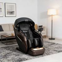 Fauteuil de massage complet SL Track avec 36 airbags, massages 4D, gravité zéro, commande vocale intelligente, Bluetooth musical