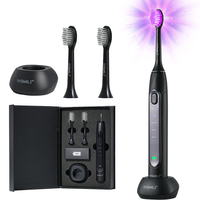 Set Sikat Gigi Elektrik Sonic 40000 Berkualitas Tinggi Nirkabel, Ramah Lingkungan, Lampu Ungu, Bertenaga Baterai, dan Pengisi Daya Nirkabel Khusus