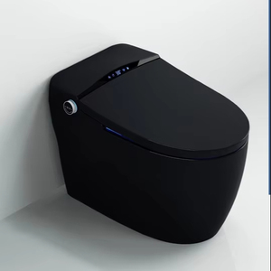 Toilette intelligente automatique moderne avec abattant à fermeture douce, application sanitaire pour salle de bain, fixation au sol - Product Image 2