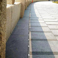 Caniveau de drainage linéaire en acier inoxydable 304/316 U100 pour piscine et garage