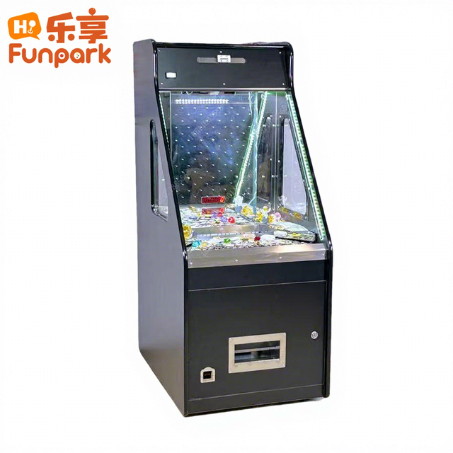 Single Coin Pusher Machine with Stop Button Coin Pusher Arcade Machine