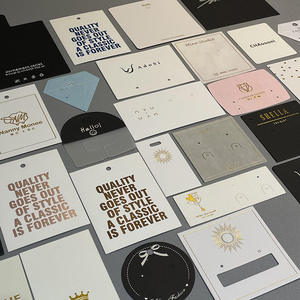 Bracelet personnalisé pliant bijoux étiquette boucle d'oreille étiquette collier balançoire étiquette volante - Product Image 3