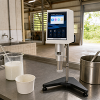 Viscosimètre numérique, testeur de viscosité, viscosimètre rotatif, gomme xanthane, sauce alimentaire, boisson, laboratoire, écran tactile TFT LCD 3,0 pouces