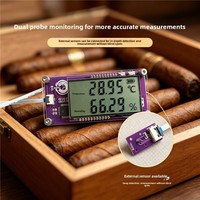 Medidor de Humedad Digital 602, Altamente Sensible, con Sonda y Pantalla LCD para Detección de Humedad y Temperatura
