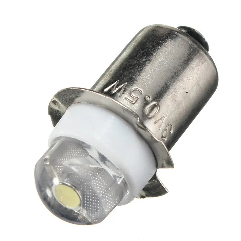 フォーカス懐中電灯交換用電球用LED P13.5SPR2 0.5WLEDトーチワークライトランプ60-100Lumen DC 3V 4.5V 6Vウォーム/ピュアホワイト