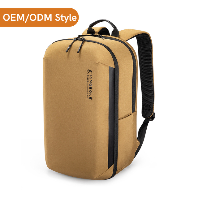 Outdoor Recycled Brown Traveling Backpack for Men and Women Lightweight Easy to Carry Laptop Backpack with 24 Liter Capacity