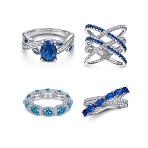 Anillo <span class=keywords><strong>de</strong></span> Zafiro <span class=keywords><strong>Azul</strong></span> Real, Anillo <span class=keywords><strong>de</strong></span> Zafiro <span class=keywords><strong>Azul</strong></span> con Corte Ovalado, Joyería <span class=keywords><strong>de</strong></span> Piedras Preciosas Reales, Anillo <span class=keywords><strong>de</strong></span> Zafiro <span class=keywords><strong>Azul</strong></span> S925 - Product Image 1