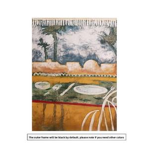 Peinture sur toile décorative de grande taille pour <span class=keywords><strong>salon</strong></span>, art paysager moderne haut de gamme, pour entrée, hall d'entrée, à suspendre verticalement au-dessus du canapé - Product Image 6