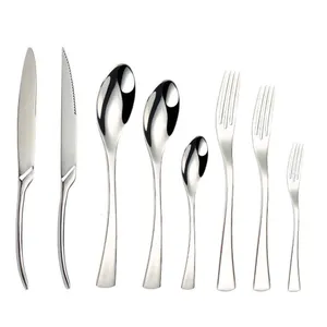 Hot Selling Hotel High Quality KAYA Mirror Polish Shiny Stainless Steel Cutlery Set