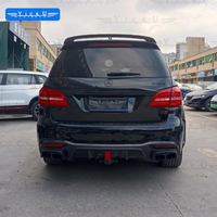 Kit carrosserie en fibre de carbone pour Mercedes-Benz GLS W166 2016-2019 - Lame avant/Extension de passage de roue/Diffuseur arrière/Aileron supérieur