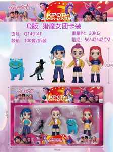 Set de 6/12 Figuras de Demon Hunters de KPop, Muñecos de <span class=keywords><strong>Anime</strong></span>, Decoración de Escritorio, Accesorios de Decoración para el Hogar y la Oficina - Product Image 4