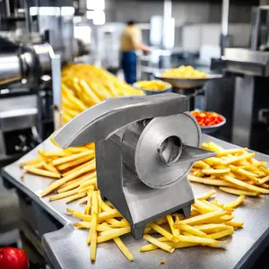 Nuova macchina per affettare patatine fritte macchina affettatrice per ristoranti impianti di produzione