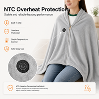 Manta Térmica Inalámbrica Lavable a Máquina, Manta Eléctrica Portátil con Alimentación USB de 5V y Múltiples Zonas de Calentamiento, OEM ODM Opcional