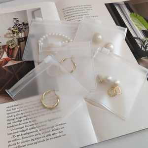 Tùy chỉnh bao bì gói đồ trang sức pouch bag với chèn thẻ lưu trữ đồ trang sức cuốn Sách Túi Logo - Product Image 3