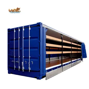 New Bạt PVC 40ft cao Cube 45ft 45 feet ft Rèm Side mở vận chuyển container cho bán