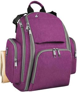 Muestra gratis Bolso grande impermeable multifunción bebé pañal bolsas de cambio para papá mamá con aislamiento de bolsillos - Product Image 4
