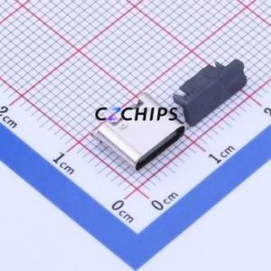 TYPE-604S-T3 USB Connector SMD Connector ( Connector Type: Type-C )( Gender: Female )( Mounting Type: Vertical Mount ) - Product Image 1