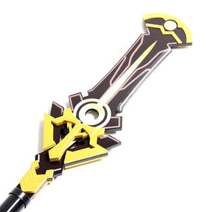 Espadas de Juguete de Madera de <span class=keywords><strong>Genshin</strong></span> <span class=keywords><strong>Impact</strong></span> para Cosplay, Arco de Guerra Favonius, Arco de Hierro, Flecha, Espada <span class=keywords><strong>Samurai</strong></span>, Accesorios de Armas para Cosplay de Madera - Product Image 4