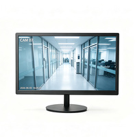 Moniteur LCD 20 pouces 1080P HD avec ports VGA et HDMI, noir, pour caméra de sécurité