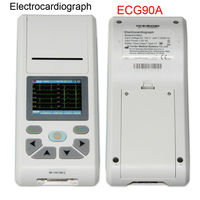 CONTEC ECG90A CE médical tactile EKG 12 plomb ecg machine EKG moniteur électrotélégraphe interprétation monocanal logiciel