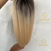 Topper de cheveux chinois Remy pour femmes, cuticules alignées, couleur droite n°3, toupet avec base en filet et clips, prix de gros