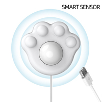 Distributeur d'eau intelligent et moderne pour animaux de compagnie avec capteur de mouvement, alimenté par batterie, en plastique, distributeur automatique