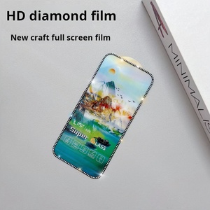 Thích hợp cho iphone15promax Tempered phim Apple 13Pro điện thoại di động bảo vệ phim 14pro toàn màn hình kim cương Tempered - Product Image 3
