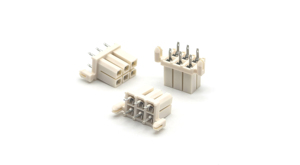 Connecteur femelle 5557 WAFER 4,2 mm pour carte à carte, 2*3P, DIP 180 degrés avec poteaux de positionnement, PA66, emballage en tube beige - Product Image 5