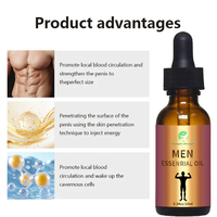 Crème corporelle à l'huile essentielle aromatique personnalisée pour l'agrandissement de la zone intime masculine, soin de santé efficace pour tous les types de peau