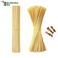 Brochettes en bambou de qualité supérieure, écologiques, réutilisables, de qualité alimentaire, fabriquées à partir de bambou durable pour le barbecue et la cuisson