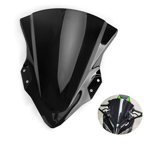 Phụ tùng xe máy màu đen kính chắn gió xe máy kính chắn gió cho ninja400 ex400 2018 2020 kính chắn gió xe máy - Product Image 1
