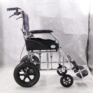 Fauteuil roulant manuel léger en alliage d'aluminium, pliable et portable, pour personnes âgées et handicapées, utilisation en extérieur - Product Image 2