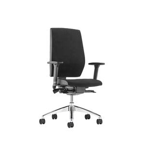 Chaise de <span class=keywords><strong>bureau</strong></span> moderne bon marché ergonomique et pivotante pour visiteurs salle de conférence tissu filet maille réunion avec roulettes - Product Image 2