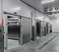 Almacén Refrigerado Industrial para Carne, Almacenamiento a Largo Plazo de Carne Congelada, Tamaño Personalizado, Motor Automático, Energía Solar