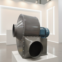 Ventilateur centrifuge sur pied XFB-450 en acier inoxydable avec moteur AC 220V-240V, pales en alliage d'aluminium, alimenté au diesel, garantie 1 an