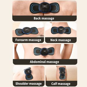 <span class=keywords><strong>Mini</strong></span> PU patch tragbares Massagegerät elektronisches Nackenrücken Beinarm-Massagegerät - Product Image 3