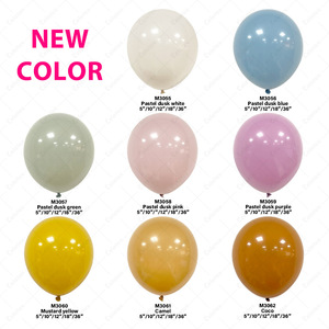 Chất lượng cao hạnh phúc kỳ nghỉ bên trang trí Latex Helium bóng kỳ nghỉ tiêu chuẩn Retro pastel <span class=keywords><strong>Macaron</strong></span> ngọc trai màu Latex bóng - Product Image 4