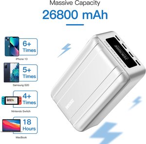 Chargeur portable pour ordinateur portable <span class=keywords><strong>Zendure</strong></span> 100W PD 26800mAh, batterie externe avec 4 ports USB-C pour ordinateur portable - Product Image 3