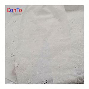 Tela de Algodón Giza con Bordado de Encaje Cluni de Último Diseño - Product Image 4